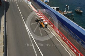 World © Octane Photographic Ltd. Formula 1 - Monaco Grand Prix - Practice 2. Nico Hulkenberg - Renault Sport F1 Team R.S.17. Monte Carlo, Monaco. Wednesday 24th May 2017. Digital Ref: 1832LB5D0973