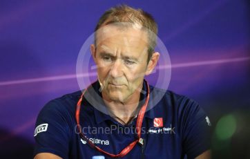 World © Octane Photographic Ltd. Formula 1 - Monaco Grand Prix – FIA Team Press Conference. Jorg Zander – Technical Director of Sauber F1 Team. Monte Carlo, Monaco. Thursday 25th May 2017. Digital Ref: 1833LB1D7484