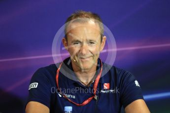 World © Octane Photographic Ltd. Formula 1 - Monaco Grand Prix – FIA Team Press Conference. Jorg Zander – Technical Director of Sauber F1 Team. Monte Carlo, Monaco. Thursday 25th May 2017. Digital Ref: 1833LB1D7503