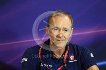 World © Octane Photographic Ltd. Formula 1 - Monaco Grand Prix – FIA Team Press Conference. Jorg Zander – Technical Director of Sauber F1 Team. Monte Carlo, Monaco. Thursday 25th May 2017. Digital Ref: 1833LB1D7509