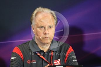 World © Octane Photographic Ltd. Formula 1 - Monaco Grand Prix – FIA Team Press Conference. Gene Haas - Founder and Chairman of Haas F1 Team. Monte Carlo, Monaco. Thursday 25th May 2017. Digital Ref: 1833LB1D7532