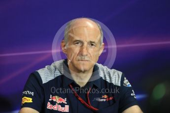 World © Octane Photographic Ltd. Formula 1 - Monaco Grand Prix – FIA Team Press Conference. Franz Tost – Team Principal of Scuderia Toro Rosso. Monte Carlo, Monaco. Thursday 25th May 2017. Digital Ref: 1833LB1D7543