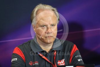 World © Octane Photographic Ltd. Formula 1 - Monaco Grand Prix – FIA Team Press Conference. Gene Haas - Founder and Chairman of Haas F1 Team. Monte Carlo, Monaco. Thursday 25th May 2017. Digital Ref: 1833LB1D7559