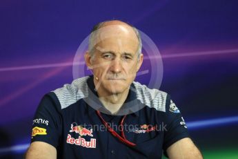 World © Octane Photographic Ltd. Formula 1 - Monaco Grand Prix – FIA Team Press Conference. Franz Tost – Team Principal of Scuderia Toro Rosso. Monte Carlo, Monaco. Thursday 25th May 2017. Digital Ref: 1833LB1D7576