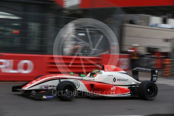 World © Octane Photographic Ltd. Formula 1 - Monaco Formula Renault Eurocup Practice. Frank Bird – Fortec Motorsports. Monaco, Monte Carlo. Thursday 25th May 2017. Digital Ref:
