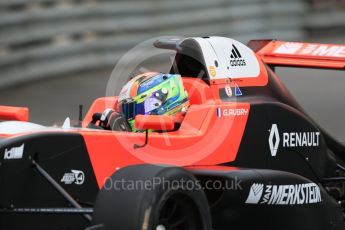 World © Octane Photographic Ltd. Formula 1 - Monaco Formula Renault Eurocup Practice. Gabriel Aubry – Tech 1 Racing. Monaco, Monte Carlo. Thursday 25th May 2017. Digital Ref: