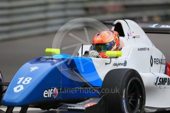 World © Octane Photographic Ltd. Formula 1 - Monaco Formula Renault Eurocup Practice. Aleksey Korneev – Fortec Motorsports. Monaco, Monte Carlo. Thursday 25th May 2017. Digital Ref: