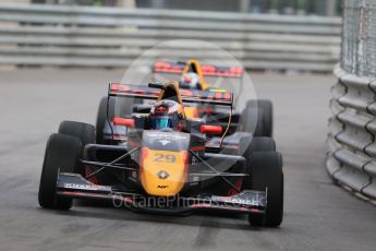 World © Octane Photographic Ltd. Formula 1 - Monaco Formula Renault Eurocup Practice. Richard Verschoor – MP Motorsport and Dan Ticktum – Arden. Monaco, Monte Carlo. Thursday 25th May 2017. Digital Ref: