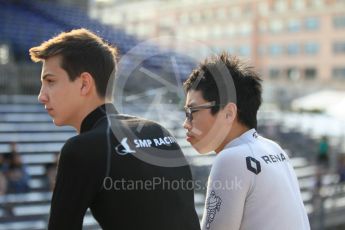 World © Octane Photographic Ltd. Formula 1 - Monaco Formula Renault Eurocup Qualifying. Aleksandr Vartanyan and Sun Yueyang – JD Motorsport. Monaco, Monte Carlo. Friday 26th May 2017. Digital Ref: