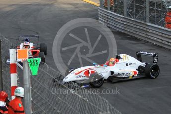 World © Octane Photographic Ltd. Formula 1 - Monaco Formula Renault Eurocup Qualifying. Jean-Baptiste Simmenauer spins – JD Motorsport. Monaco, Monte Carlo. Friday 26th May 2017. Digital Ref: