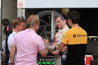 World © Octane Photographic Ltd. Formula 1 - Monaco Formula Renault Eurocup Qualifying. Will Palmer – R-ace GP with brother Jolyon Palmer - Renault Sport F1 Team and father Jonathan Palmer. Monaco, Monte Carlo. Friday 26th May 2017. Digital Ref: