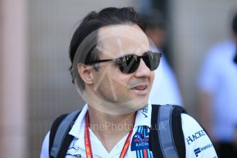 World © Octane Photographic Ltd. Formula 1 - Monaco Grand Prix Setup. Felipe Massa - Williams Martini Racing FW40. Monaco, Monte Carlo. Wednesday 24th May 2017. Digital Ref: