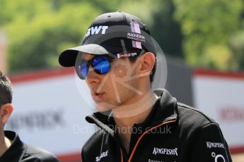 World © Octane Photographic Ltd. Formula 1 - Monaco Grand Prix Setup. Esteban Ocon - Sahara Force India VJM10. Monaco, Monte Carlo. Wednesday 24th May 2017. Digital Ref: