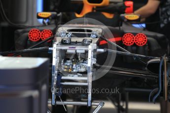 World © Octane Photographic Ltd. Formula 1 - Monaco Grand Prix Setup. Red Bull Racing RB13. Monaco, Monte Carlo. Wednesday 24th May 2017. Digital Ref: