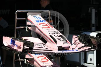 World © Octane Photographic Ltd. Formula 1 - Monaco Grand Prix Setup. Esteban Ocon - Sahara Force India VJM10. Monaco, Monte Carlo. Wednesday 24th May 2017. Digital Ref: