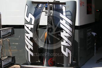 World © Octane Photographic Ltd. Formula 1 - Monaco Grand Prix Setup. Haas F1 Team VF-17. Monaco, Monte Carlo. Wednesday 24th May 2017. Digital Ref: