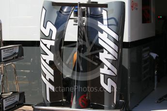 World © Octane Photographic Ltd. Formula 1 - Monaco Grand Prix Setup. Haas F1 Team VF-17. Monaco, Monte Carlo. Wednesday 24th May 2017. Digital Ref: