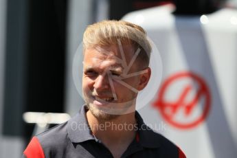 World © Octane Photographic Ltd. Formula 1 - Monaco Grand Prix Setup. Kevin Magnussen - Haas F1 Team VF-17. Monaco, Monte Carlo. Wednesday 24th May 2017. Digital Ref: