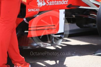 World © Octane Photographic Ltd. Formula 1 - Monaco Grand Prix Setup. Scuderia Ferrari SF70H. Monaco, Monte Carlo. Wednesday 24th May 2017. Digital Ref: