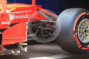 World © Octane Photographic Ltd. Formula 1 - Monaco Grand Prix Setup. Scuderia Ferrari SF70H. Monaco, Monte Carlo. Wednesday 24th May 2017. Digital Ref: