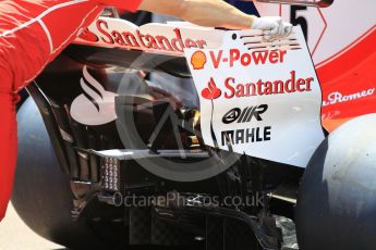 World © Octane Photographic Ltd. Formula 1 - Monaco Grand Prix Setup. Scuderia Ferrari SF70H. Monaco, Monte Carlo. Wednesday 24th May 2017. Digital Ref: