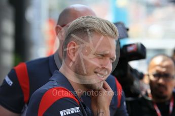 World © Octane Photographic Ltd. Formula 1 - Monaco Grand Prix Setup. Kevin Magnussen - Haas F1 Team VF-17. Monaco, Monte Carlo. Wednesday 24th May 2017. Digital Ref: