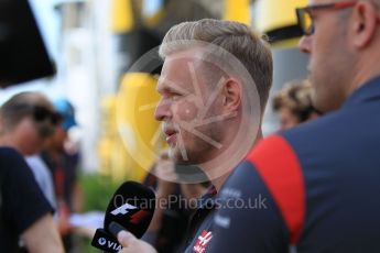 World © Octane Photographic Ltd. Formula 1 - Monaco Grand Prix Setup. Kevin Magnussen - Haas F1 Team VF-17. Monaco, Monte Carlo. Wednesday 24th May 2017. Digital Ref: