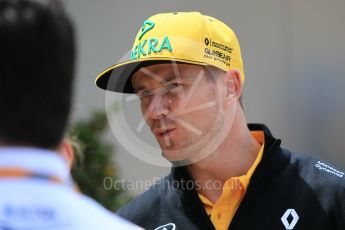 World © Octane Photographic Ltd. Formula 1 - Monaco Grand Prix Setup. Nico Hulkenberg - Renault Sport F1 Team R.S.17. Monaco, Monte Carlo. Wednesday 24th May 2017. Digital Ref: