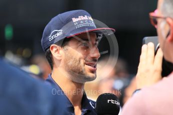 World © Octane Photographic Ltd. Formula 1 - Monaco Grand Prix Setup. Daniel Ricciardo - Red Bull Racing RB13. Monaco, Monte Carlo. Wednesday 24th May 2017. Digital Ref: