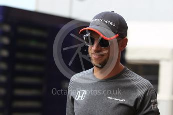 World © Octane Photographic Ltd. Formula 1 - Monaco Grand Prix Setup. Jenson Button - McLaren Honda MCL32. Monaco, Monte Carlo. Wednesday 24th May 2017. Digital Ref: