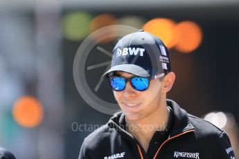 World © Octane Photographic Ltd. Formula 1 - Monaco Grand Prix Setup. Esteban Ocon - Sahara Force India VJM10. Monaco, Monte Carlo. Wednesday 24th May 2017. Digital Ref: