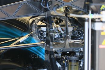 World © Octane Photographic Ltd. Formula 1 - Monaco Grand Prix Setup. Mercedes AMG Petronas F1 W08 EQ Energy+. Monaco, Monte Carlo. Wednesday 24th May 2017. Digital Ref: