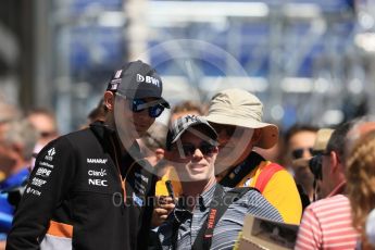 World © Octane Photographic Ltd. Formula 1 - Monaco Grand Prix Setup. Esteban Ocon - Sahara Force India VJM10. Monaco, Monte Carlo. Wednesday 24th May 2017. Digital Ref: