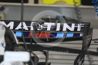 World © Octane Photographic Ltd. Formula 1 - Monaco Grand Prix Setup. Williams Martini Racing FW40. Monaco, Monte Carlo. Wednesday 24th May 2017. Digital Ref: