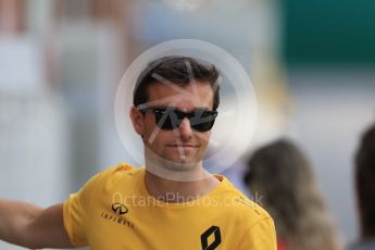 World © Octane Photographic Ltd. Formula 1 - Monaco Grand Prix Setup. Jolyon Palmer - Renault Sport F1 Team R.S.17. Monaco, Monte Carlo. Wednesday 24th May 2017. Digital Ref: