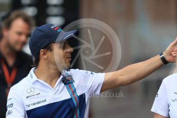 World © Octane Photographic Ltd. Formula 1 - Monaco Grand Prix Setup. Felipe Massa - Williams Martini Racing FW40. Monaco, Monte Carlo. Wednesday 24th May 2017. Digital Ref: