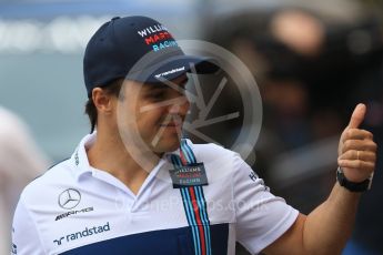 World © Octane Photographic Ltd. Formula 1 - Monaco Grand Prix Setup. Felipe Massa - Williams Martini Racing FW40. Monaco, Monte Carlo. Wednesday 24th May 2017. Digital Ref: