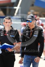 World © Octane Photographic Ltd. Formula 1 - Monaco Grand Prix Setup. Esteban Ocon - Sahara Force India VJM10. Monaco, Monte Carlo. Wednesday 24th May 2017. Digital Ref: