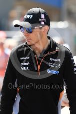 World © Octane Photographic Ltd. Formula 1 - Monaco Grand Prix Setup. Esteban Ocon - Sahara Force India VJM10. Monaco, Monte Carlo. Wednesday 24th May 2017. Digital Ref: