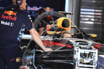 World © Octane Photographic Ltd. Formula 1 - Monaco Grand Prix Setup. Red Bull Racing RB13. Monaco, Monte Carlo. Wednesday 24th May 2017. Digital Ref: