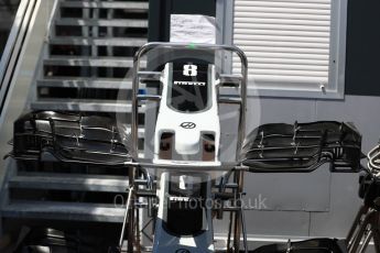 World © Octane Photographic Ltd. Formula 1 - Monaco Grand Prix Setup. Haas F1 Team VF-17. Monaco, Monte Carlo. Wednesday 24th May 2017. Digital Ref: