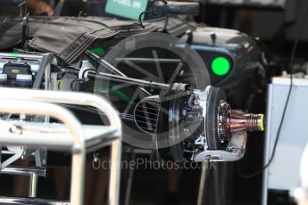 World © Octane Photographic Ltd. Formula 1 - Monaco Grand Prix Setup. Haas F1 Team VF-17. Monaco, Monte Carlo. Wednesday 24th May 2017. Digital Ref: