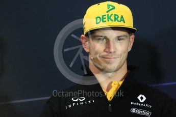 World © Octane Photographic Ltd. Formula 1 - Monaco Grand Prix FIA Drivers’ Press Conference. Nico Hulkenberg - Renault Sport F1 Team R.S.17. Monaco, Monte Carlo. Wednesday 24th May 2017. Digital Ref: