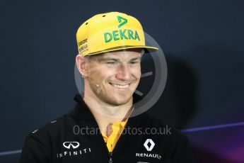 World © Octane Photographic Ltd. Formula 1 - Monaco Grand Prix FIA Drivers’ Press Conference. Nico Hulkenberg - Renault Sport F1 Team R.S.17. Monaco, Monte Carlo. Wednesday 24th May 2017. Digital Ref: