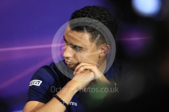 World © Octane Photographic Ltd. Formula 1 - Monaco Grand Prix FIA Drivers’ Press Conference. Pascal Wehrlein – Sauber F1 Team C36. Monaco, Monte Carlo. Wednesday 24th May 2017. Digital Ref: