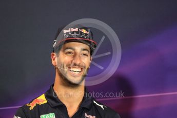 World © Octane Photographic Ltd. Formula 1 - Monaco Grand Prix FIA Drivers’ Press Conference. Daniel Ricciardo - Red Bull Racing RB13. Monaco, Monte Carlo. Wednesday 24th May 2017. Digital Ref: