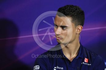 World © Octane Photographic Ltd. Formula 1 - Monaco Grand Prix FIA Drivers’ Press Conference. Pascal Wehrlein – Sauber F1 Team C36. Monaco, Monte Carlo. Wednesday 24th May 2017. Digital Ref: