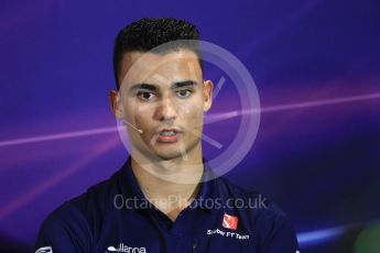 World © Octane Photographic Ltd. Formula 1 - Monaco Grand Prix FIA Drivers’ Press Conference. Pascal Wehrlein – Sauber F1 Team C36. Monaco, Monte Carlo. Wednesday 24th May 2017. Digital Ref: