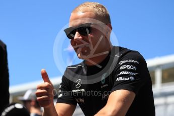 World © Octane Photographic Ltd. Formula 1 - Spanish Grand Prix Driver’s Parade. Valtteri Bottas - Mercedes AMG Petronas F1 W08 EQ Energy+. Circuit de Barcelona - Catalunya, Spain. Sunday 14th May 2017. Digital Ref: 1824LB1D3589