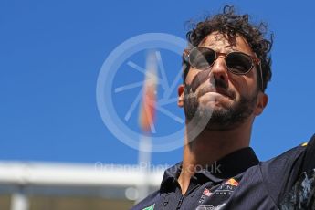 World © Octane Photographic Ltd. Formula 1 - Spanish Grand Prix Driver’s Parade. Daniel Ricciardo - Red Bull Racing RB13. Circuit de Barcelona - Catalunya, Spain. Sunday 14th May 2017. Digital Ref: 1824LB1D3599